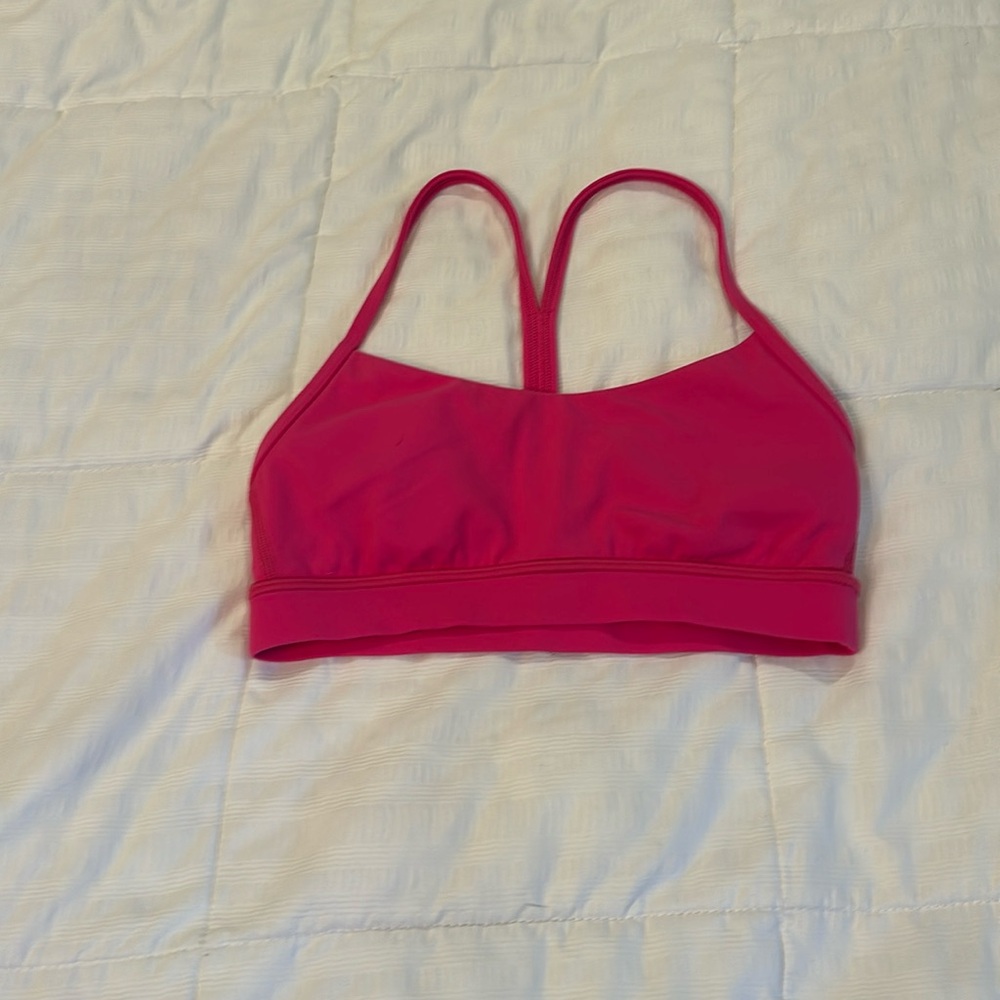 Sonic Pink Lululemon Sports Bra, Size: 2